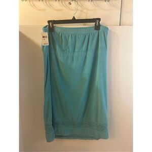 Jasmine Rose intimate M turquiose cover up swim bath rn#614017